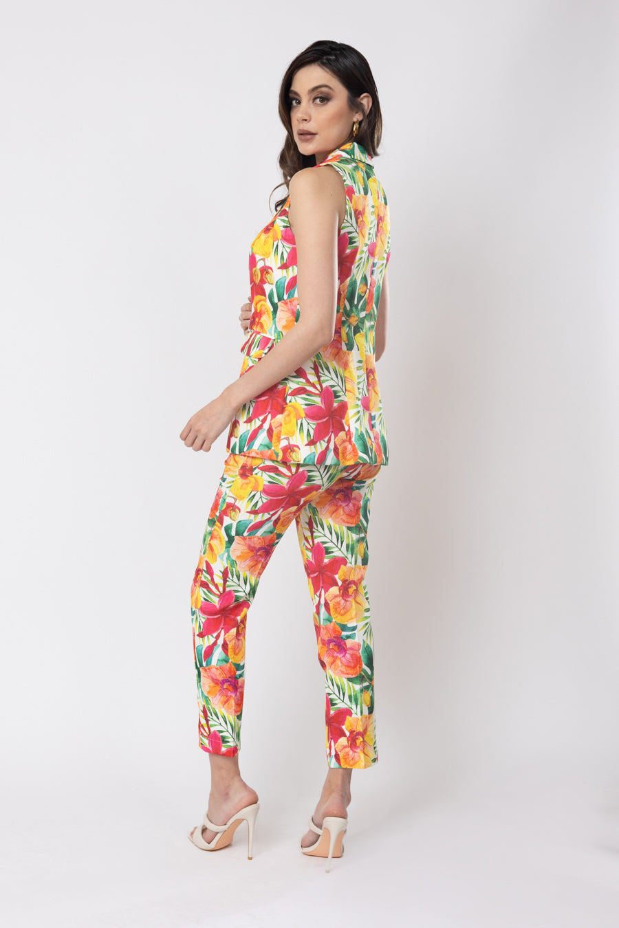 25634 CHALECO ESTAMPADO