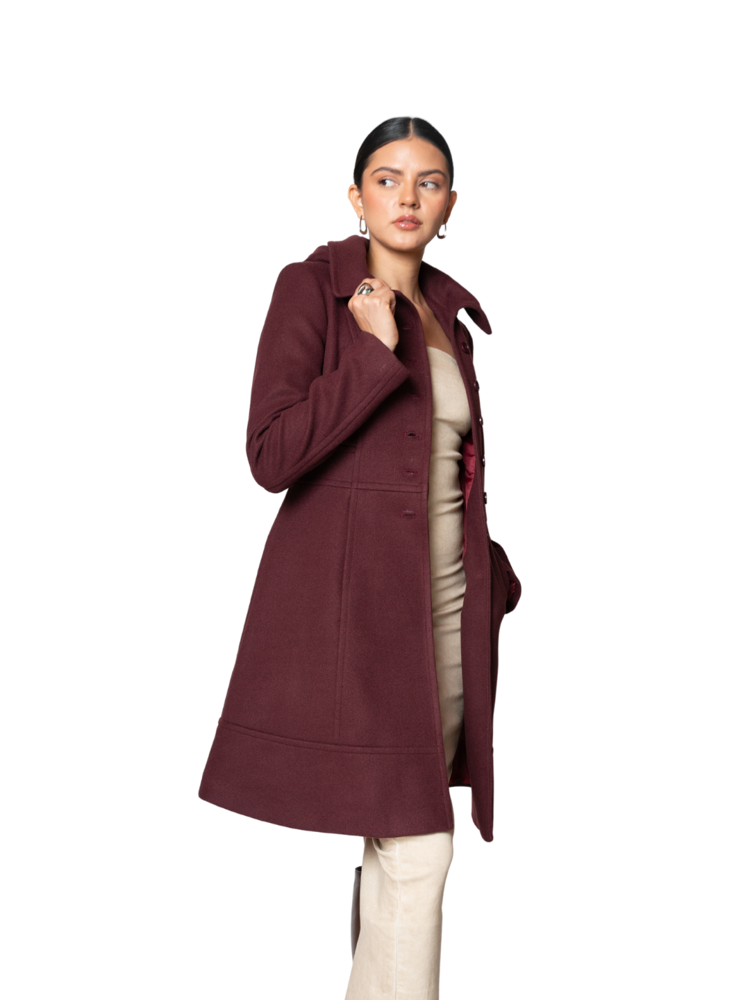ABRIGO CIRCULAR CON CAPUCHA 26454