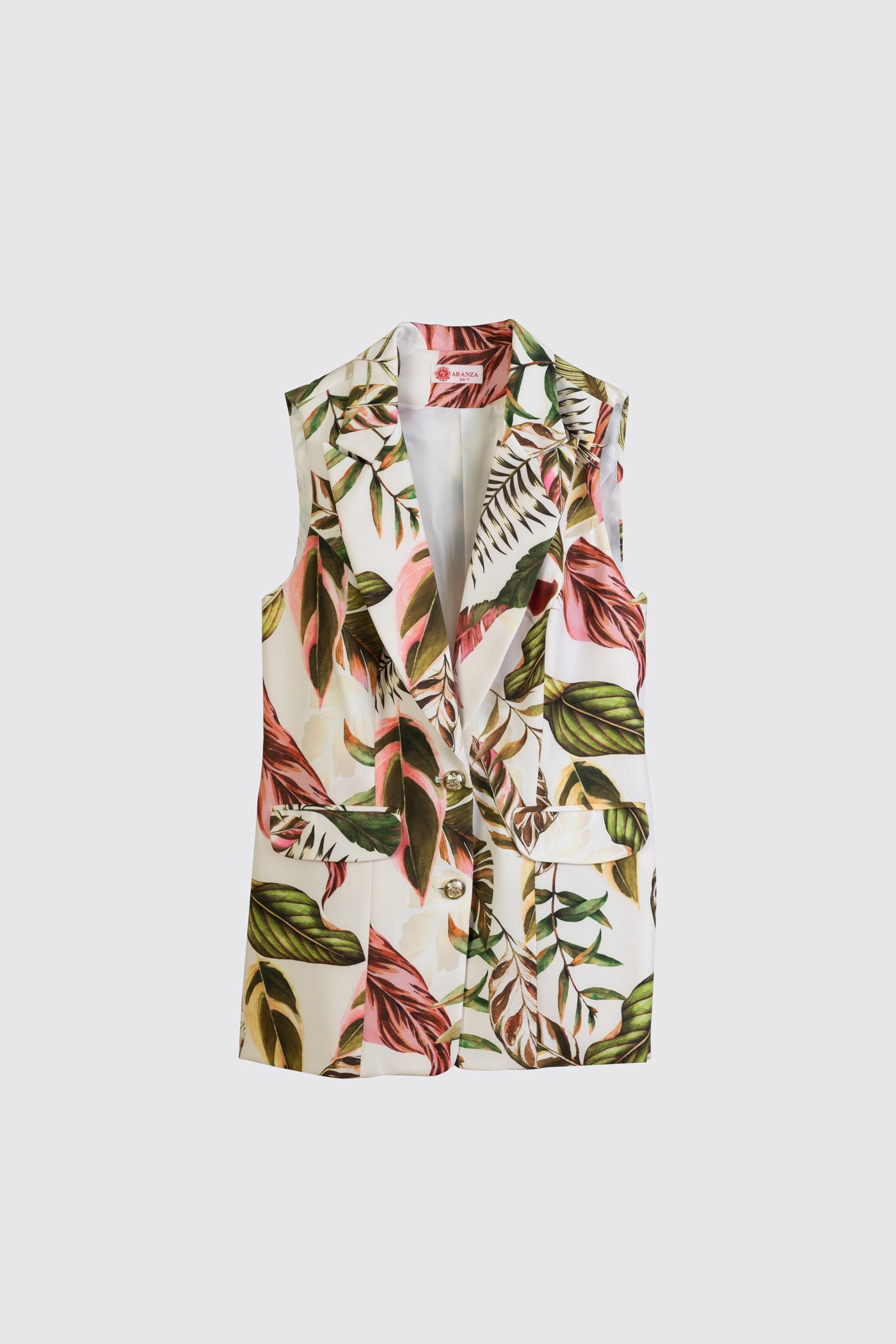 25634 CHALECO ESTAMPADO