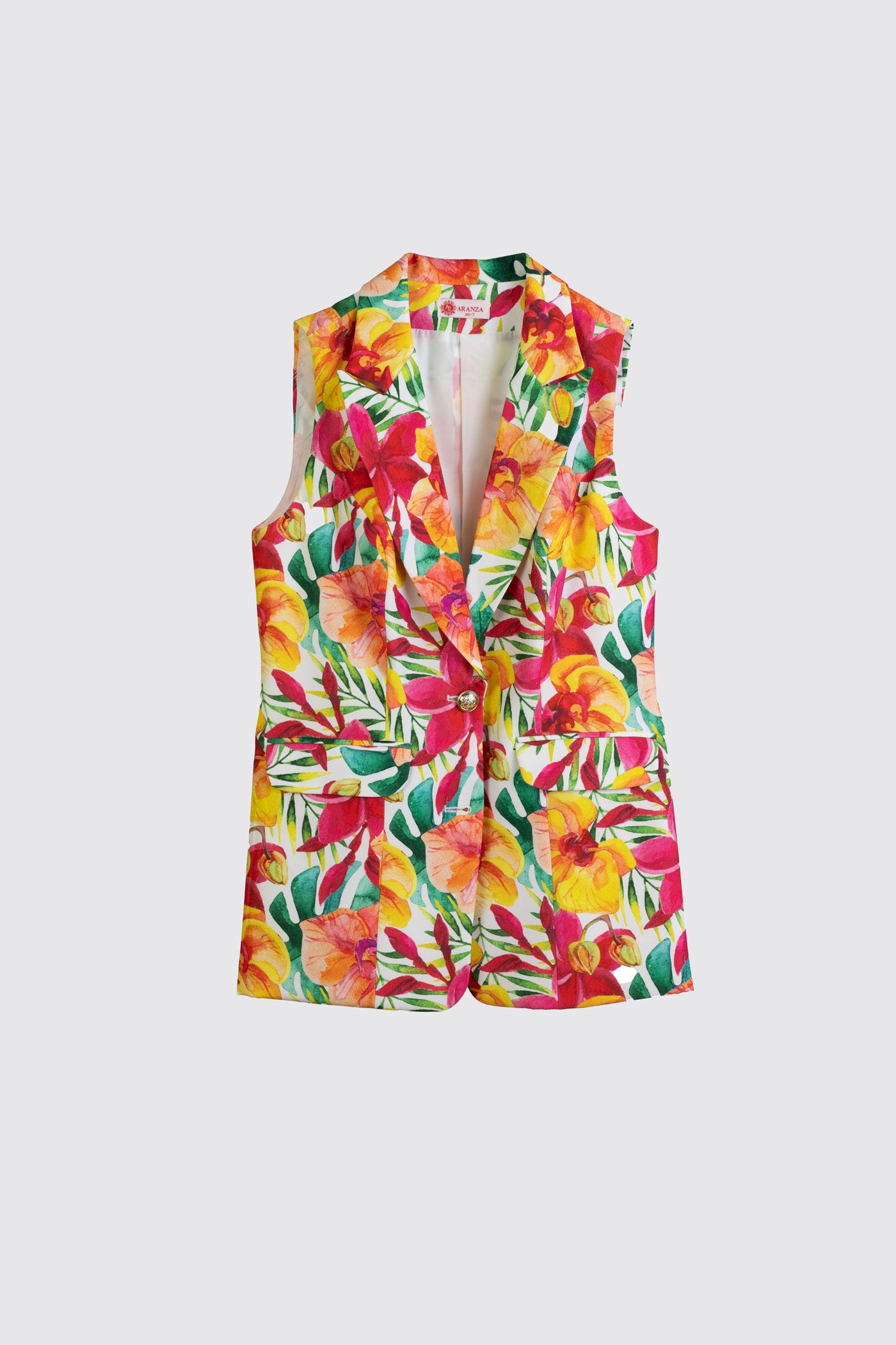 25634 CHALECO ESTAMPADO