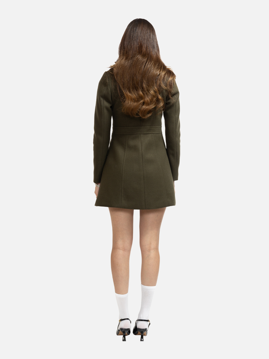 Abrigo 3/4 estructurado