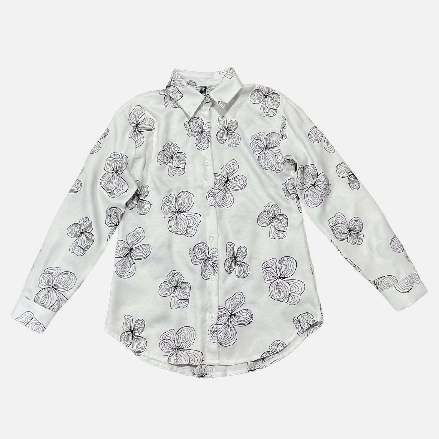 CAMISA FLORES BORDADAS