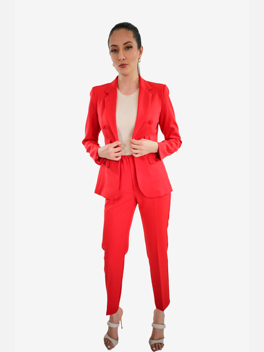 Pantalón sastre corte tubo MELLIN